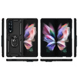 Pancierované obal na mobil pre Samsung Galaxy Z Fold3 5G, Nox Case Ring, čierne