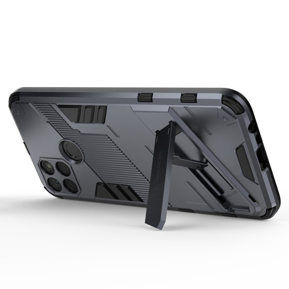 Puzdro pre Realme C21Y/C25Y, Military kickstand, modré