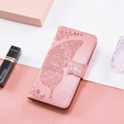 Klapkové puzdro pre Realme C71, Butterfly, ružové rose gold