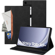 Puzdro pre Samsung Galaxy Tab A9+, Classic, s priestorom pre stylus, čierne