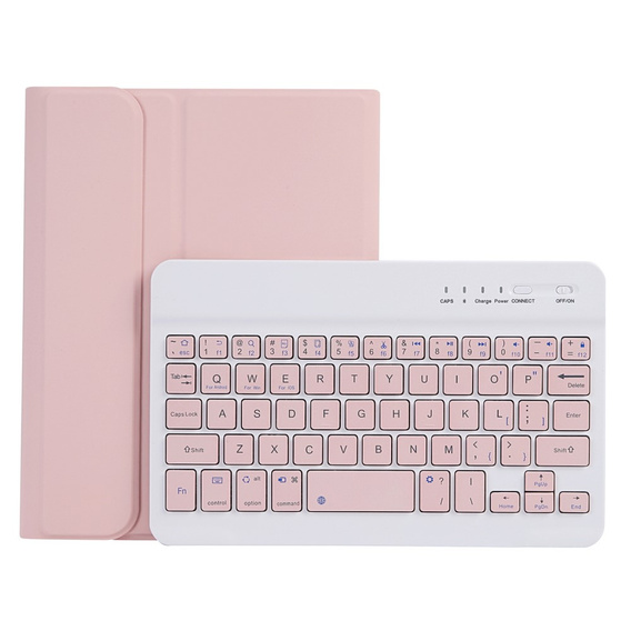 Puzdro s bluetooth klávesnicou pre iPad mini 8.3" 2021 (6 gen.) / iPad mini 8.3" 2024 (7 gen.), ružové