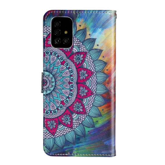 Klapkové puzdro pre Samsung Galaxy A51, Wallet, Mandala Flower