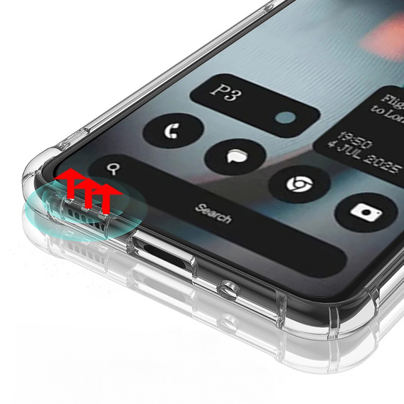 Obal na mobil pre Nothing Phone 3 5G, Dropproof, priehľadné