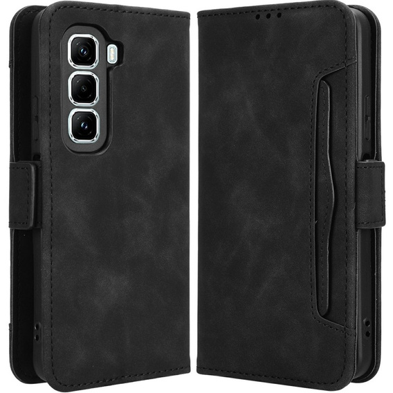 Klapkové puzdro pre Infinix Hot 50 Pro+ 4G, Card Slot, čierne