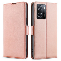 Klapkové puzdro pre Oppo A57s, Wallet Thin Magnet, ružové