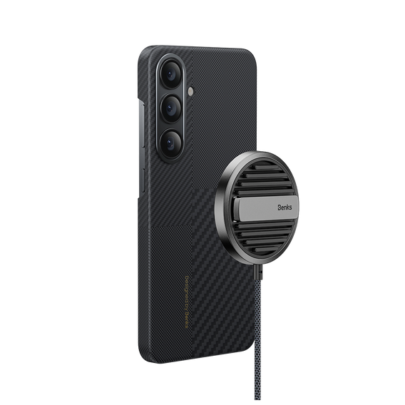 Montáž Magnetic Armor Air Kevlar 600D puzdro pre Samsung Galaxy S24