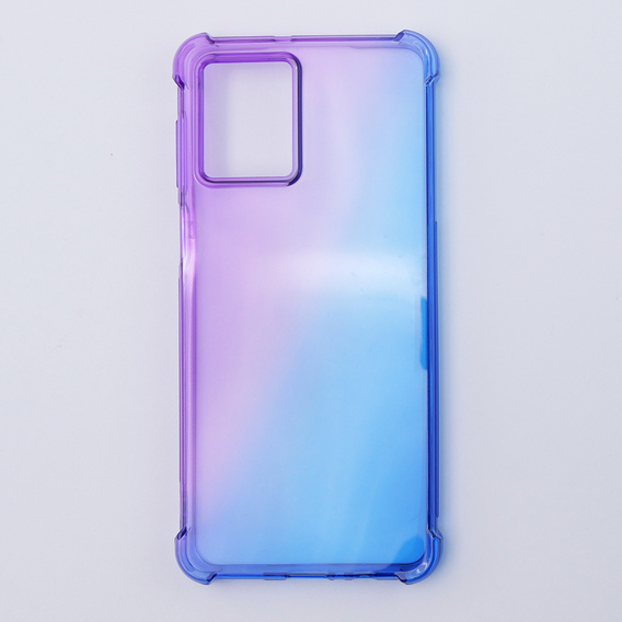 Puzdro pre Motorola Moto G54 5G, Gradient Dropproof, Fialová / modrá