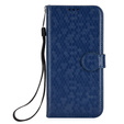 Flipové puzdro pre Motorola Moto G86 Power 5G, Wallet Rhombus, modré