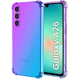 Puzdro pre Samsung Galaxy A26, Gradient Dropproof, Fialová / modrá