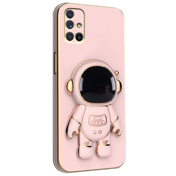 Obal na mobil pre Samsung Galaxy M51, Astronaut, ružové rose gold