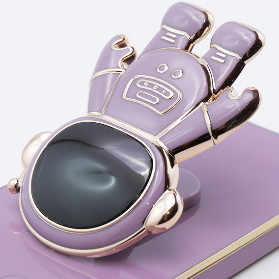 Obal na mobil pre Motorola Moto G54 5G, Astronaut, fialové