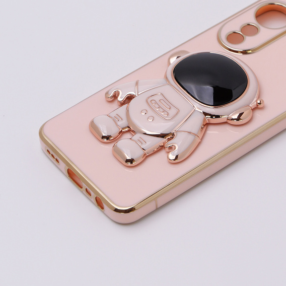 Obal na mobil pre Oppo A78 4G, Astronaut, ružové rose gold