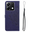 Klapkové puzdro pre Xiaomi Poco X6 5G, Mandala, fialové