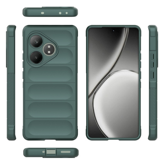 Obal na mobil pre Realme GT 6 / 6T, Gaming Shockproof, zelený