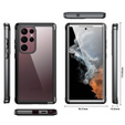 Puzdro pre Samsung Galaxy S22 Ultra, Shockproof, s fóliou, čierne