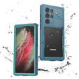 Vodotesné puzdro IP68 pre Samsung Galaxy S23 Ultra, zelený