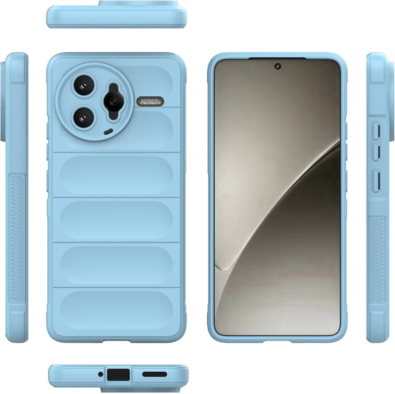 Obal na mobil pre Xiaomi Poco F7 Ultra, Gaming Shockproof, modré