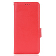 Klapkové puzdro pre Ulefone Note 12P, Wallet Litchi Magnet, červené