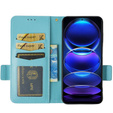 Klapkové puzdro pre Xiaomi Redmi Note 12 5G / POCO X5 5G, Wallet Litchi Magnet, modré