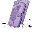 Klapkové puzdro pre Xiaomi Poco F7 Pro, Butterfly, fialové