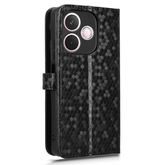 Flipové puzdro pre Oppo A5 Pro 5G, Wallet Rhombus, čierne