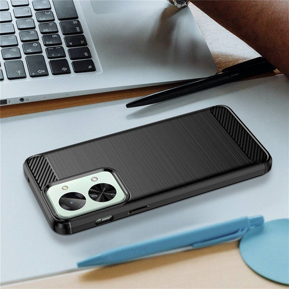 Obal na mobil pre OnePlus Nord 2T 5G, Carbon, čierne