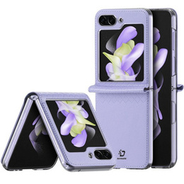 Puzdro Dux Ducis pre Samsung Galaxy Z Flip5 5G, Bril, fialové