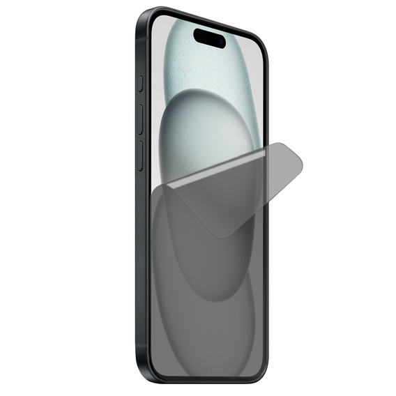 2 x fólia na ochranu súkromia pre iPhone 15, ERBORD Anti-Spy Hydrogel