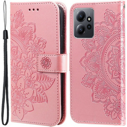 Klapkové puzdro pre Xiaomi Redmi Note 12 4G, Mandala Flower, ružové