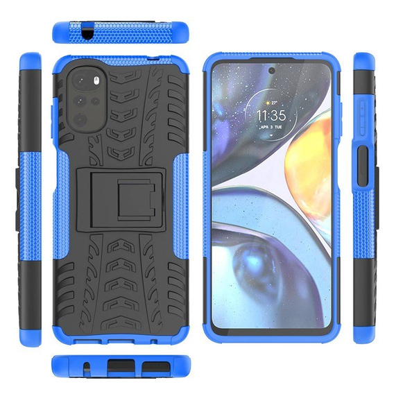 Obal na mobil pre Motorola Moto G22, Tire Armor, modré
