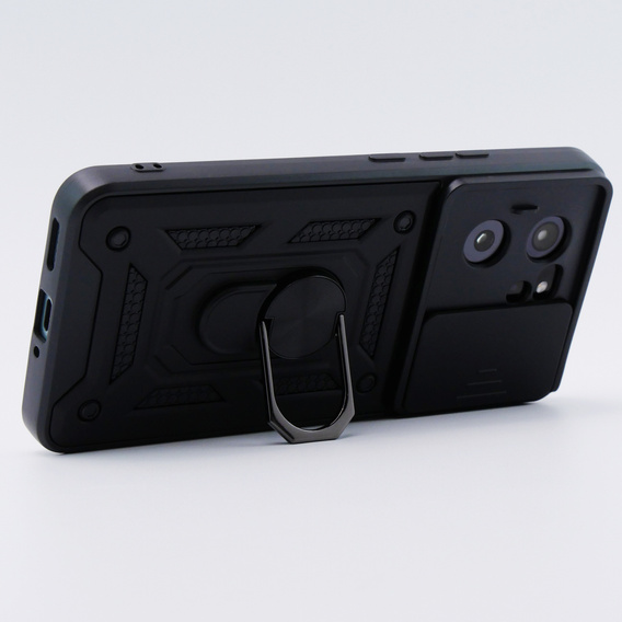 Obal na mobil pre Xiaomi 13T / 13T Pro, CamShield Slide, čierne