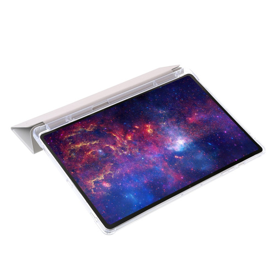Puzdro pre Samsung Galaxy Tab S9 Ultra, Smartcase Hybrid, so slotom na stylus, sivé