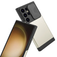 Obal na mobil pre Samsung Galaxy S24 Ultra, ERBORD MagProtect Slide Camera, zlaté