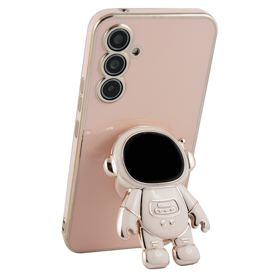 Obal na mobil pre Samsung Galaxy A54 5G, Astronaut, ružové rose gold