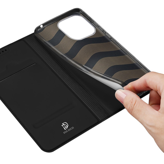 Dux Ducis Obal na mobil pre Xiaomi Redmi 12C, Skinpro, čierne