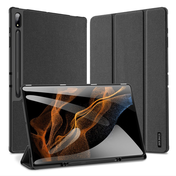 Puzdro pre Samsung Galaxy Tab S9 Ultra 14.6", Dux Ducis Domo, čierne