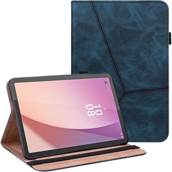 Puzdro pre Lenovo Tab M9, Classic, s priestorom pre stylus, modré