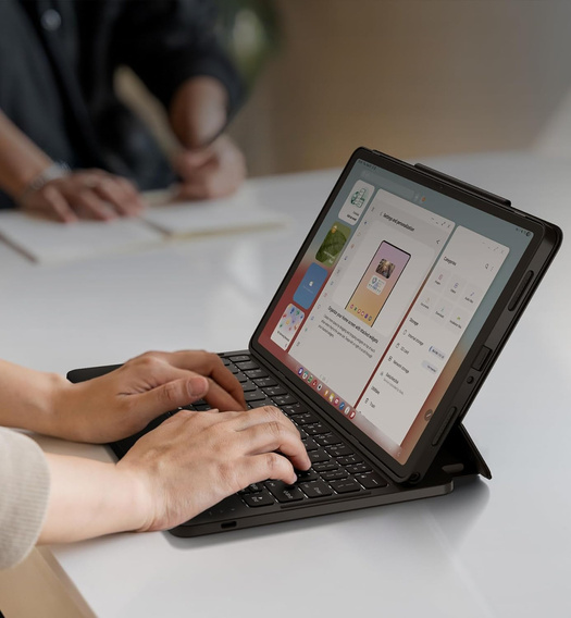 Magnetické puzdro Dexnor s klávesnicou a touchpadom pre Samsung Galaxy Tab A9+