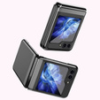 Puzdro pre Samsung Galaxy Z Flip7 FE / Z Flip6, PC Case, transparentné / čierne