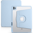 Puzdro pre iPad Pro 11" 2022/2021/2020 (4/3/2 gen.), s priestorom pre stylus, otočné o 360°, modré