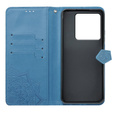 Klapkové puzdro pre Xiaomi Poco X6 5G, Mandala, modré