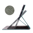 Obal na mobil pre Lenovo Tab M9, Wallet Pen Slot, zelený