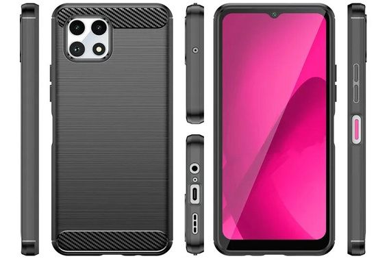 Obal na mobil pre T Phone 2 5G, Carbon, čierne