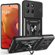 Obal na mobil pre Motorola Moto G15 / Motorola Moto G15 Power, CamShield Slide, čierne