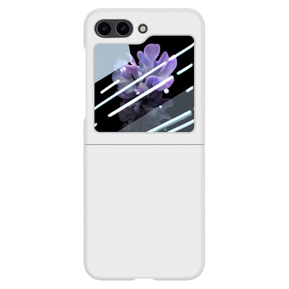 Puzdro pre Samsung Galaxy Z Flip7 FE / Z Flip6, PC Case, biele
