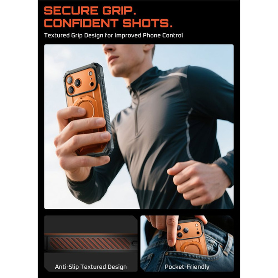 Puzdro Supcase Unicorn Beetle Grip Pro Mag s ochranným krytom pre iPhone 17 Pro