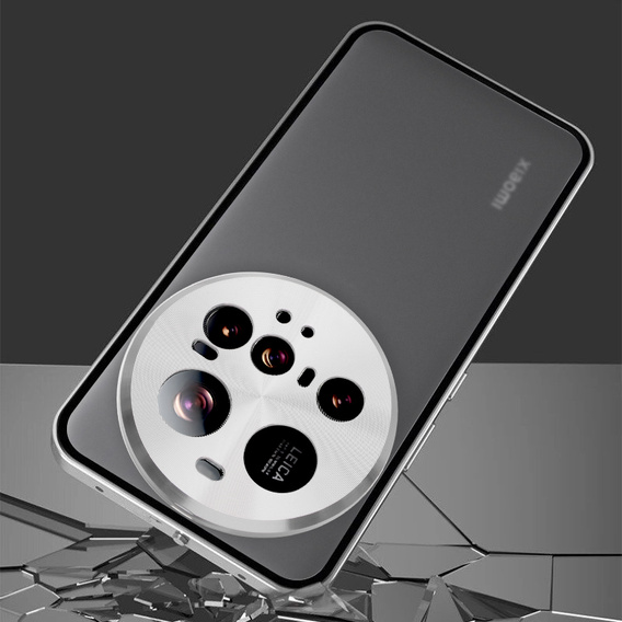 Puzdro pre Xiaomi 15 Ultra, Frame Case, strieborné