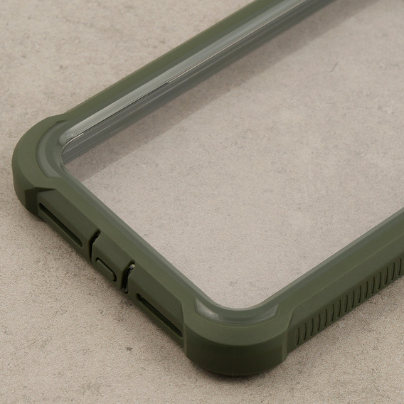Obal na mobil pre iPhone 11, Dexnor Full Body Rugged, transparentné / zelené