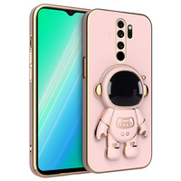 Obal na mobil pre Xiaomi Redmi Note 8 Pro, Astronaut, ružové rose gold