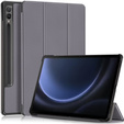 Puzdro pre Samsung Galaxy Tab S9 FE+ Plus, Smartcase s priestorom pre stylus, sivé